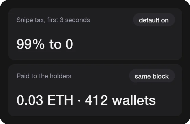 Snipers pay the holders